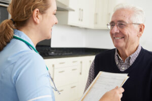 Senior home care can help aging senior practice healthier habits to mitigate cancer risks.