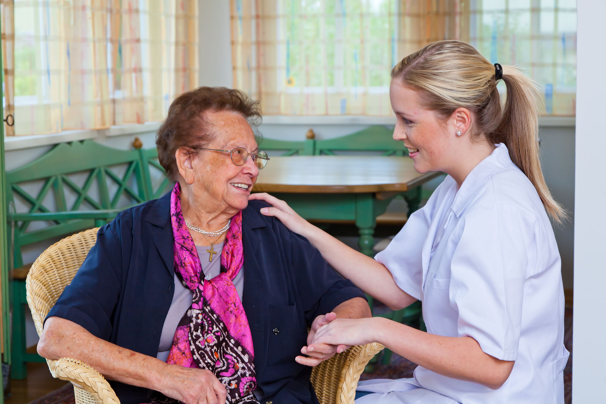 Home care assistance can help seniors age in place safely.