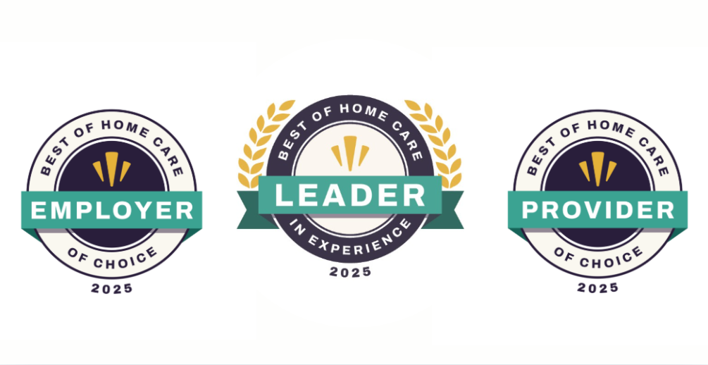 Proud to be a 2025 Best of Home Care award winner!